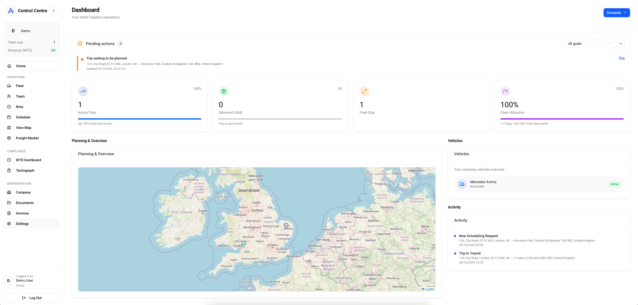 Averion TMS app preview